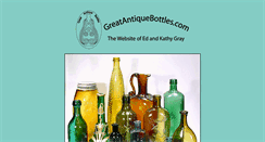 Desktop Screenshot of greatantiquebottles.com